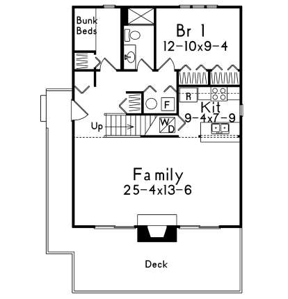 Main Floor for House Plan #5633-00402