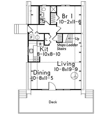 Main Floor for House Plan #5633-00403