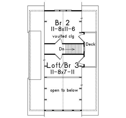 Second Floor for House Plan #5633-00403