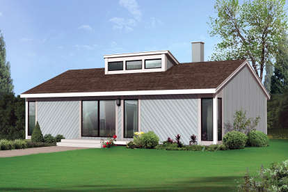 Ranch House Plan #5633-00404 Elevation Photo