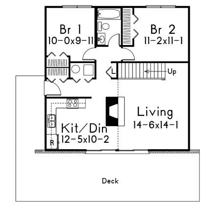 House Plan House Plan #20768 Drawing 1