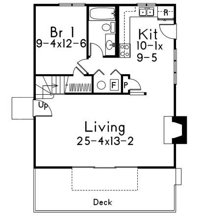 Main Floor for House Plan #5633-00411