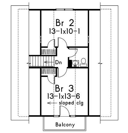 Second Floor for House Plan #5633-00411