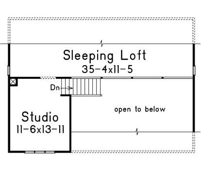 Second Floor for House Plan #5633-00412