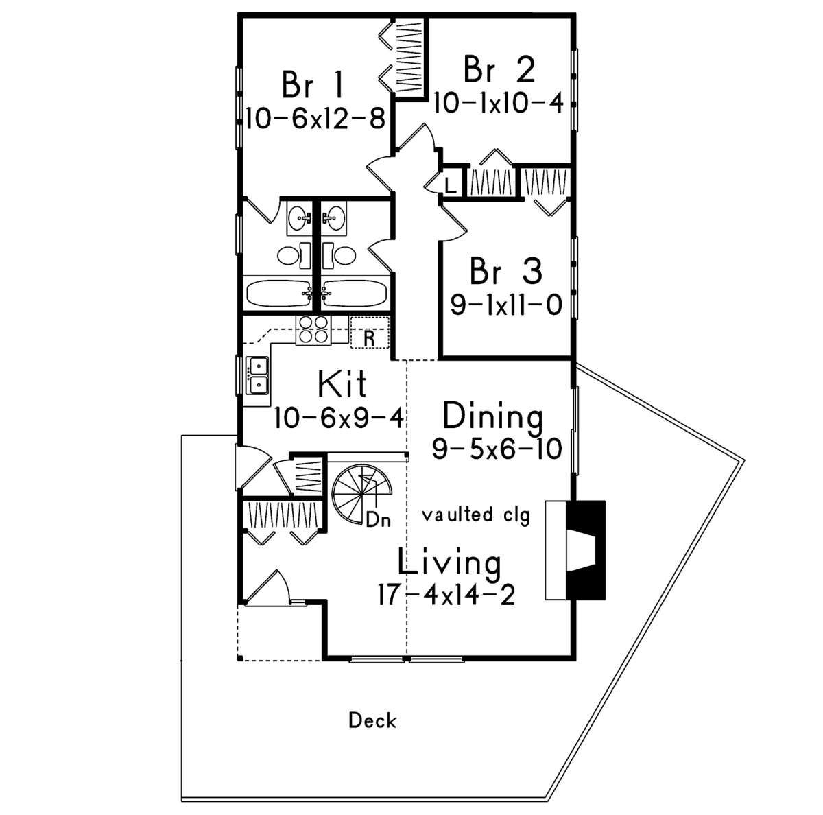 Main Floor for House Plan #5633-00414