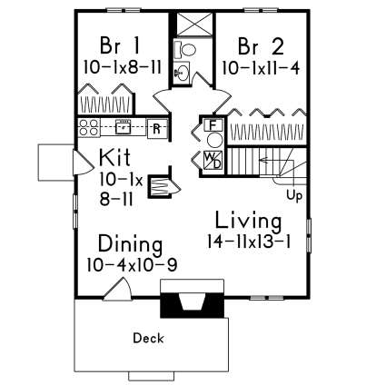 Main Floor for House Plan #5633-00415