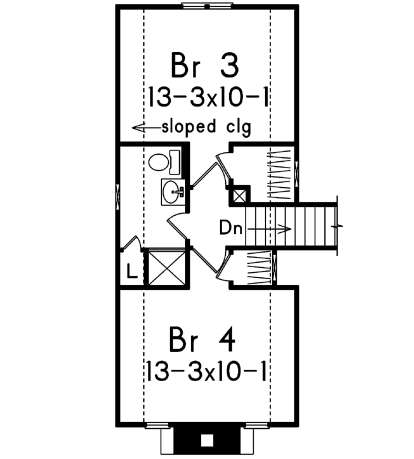 Second Floor for House Plan #5633-00415