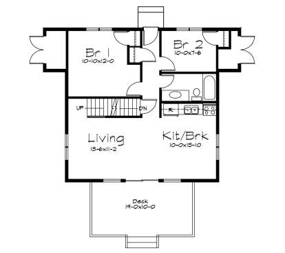House Plan House Plan #20776 Drawing 1
