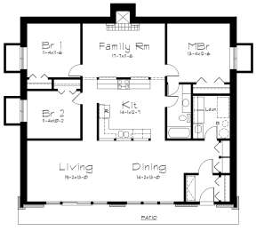 Main Floor for House Plan #5633-00419