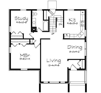 Main Floor for House Plan #5633-00423