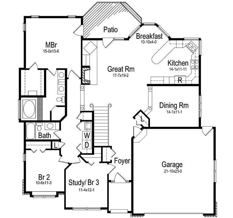 House Plan House Plan #20783 Drawing 1