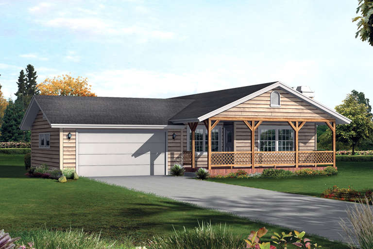 House Plan House Plan #20784 Front Elevation 