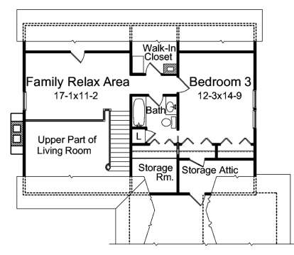 Second Floor for House Plan #5633-00427