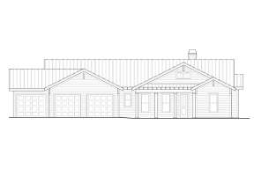 Ranch House Plan #699-00130 Elevation Photo