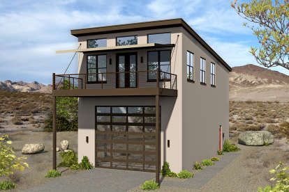Modern House Plan #940-00146 Elevation Photo