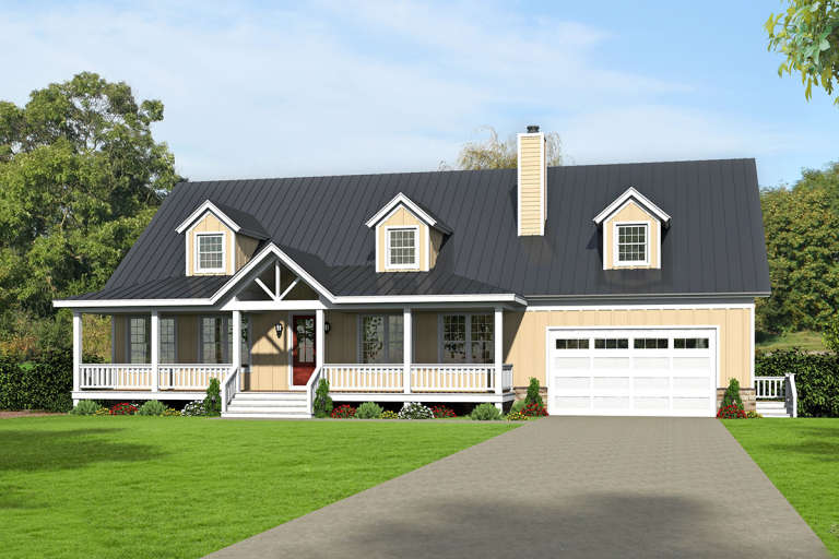 House Plan House Plan #20789 Front Elevation 