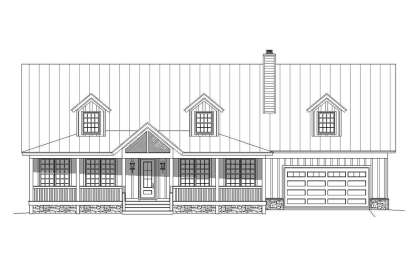 Farmhouse House Plan #940-00147 Elevation Photo
