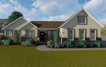 4 Bed, 3 Bath, 2712 Square Foot House Plan - #2802-00030