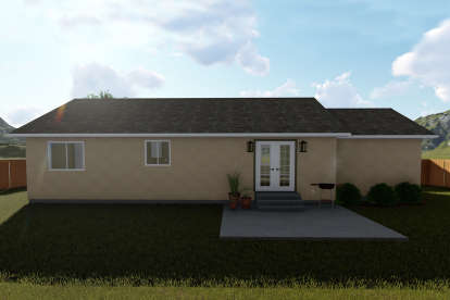 Ranch House Plan #2802-00031 Elevation Photo