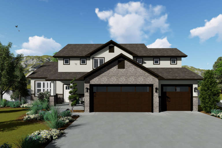 House Plan House Plan #20793 Front Elevation 