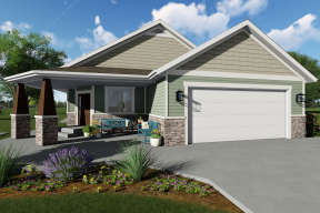 Craftsman House Plan #2802-00033 Elevation Photo