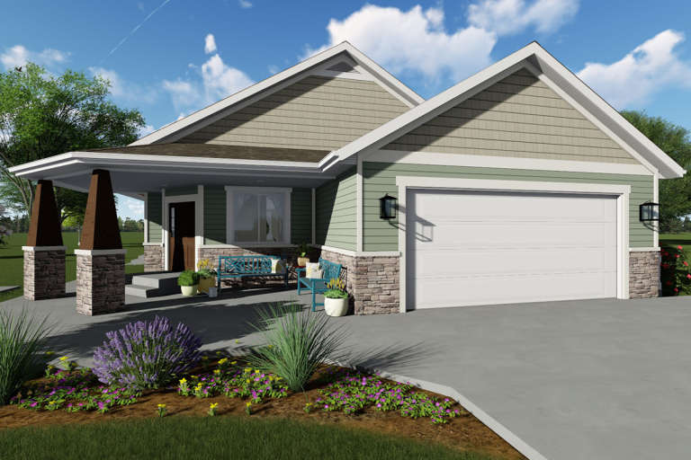 Craftsman House Plan #2802-00033 Elevation Photo