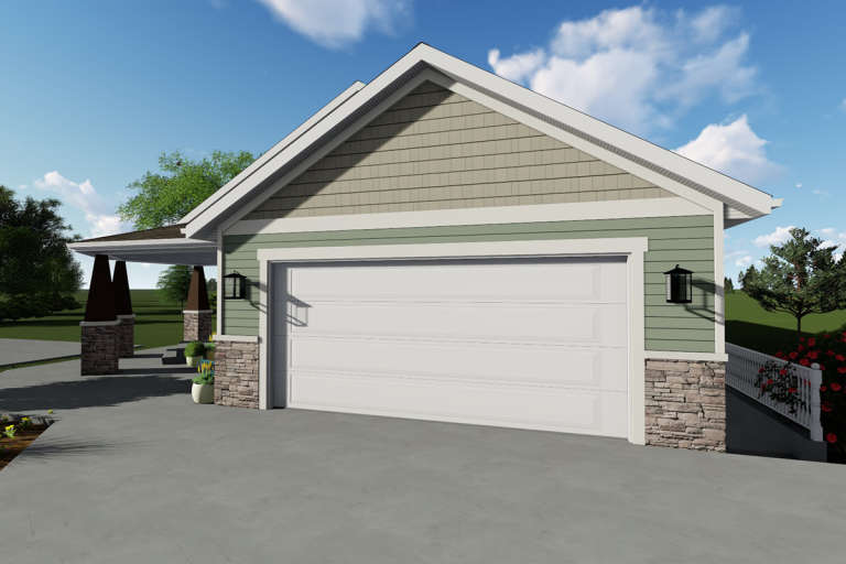 Craftsman House Plan #2802-00033 Elevation Photo