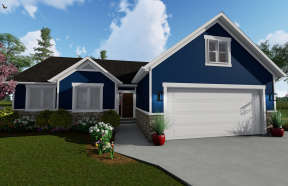 Craftsman House Plan #2802-00034 Elevation Photo