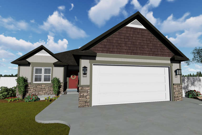 House Plan House Plan #20796 Front Elevation 
