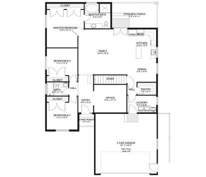 Main Floor for House Plan #2802-00035