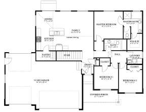 Main Floor for House Plan #2802-00036
