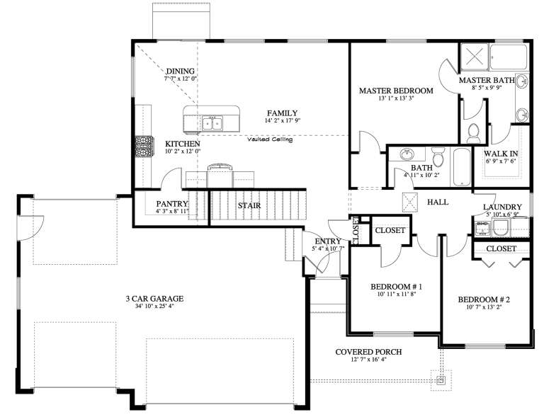House Plan House Plan #20797 Drawing 1