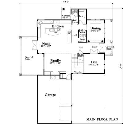 Main Floor for House Plan #4771-00004