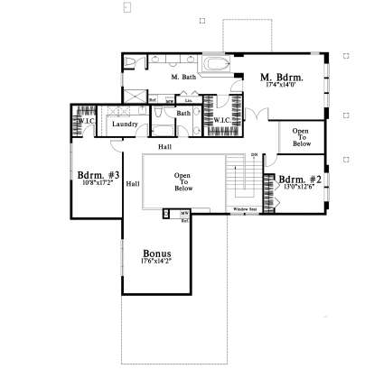 Second Floor for House Plan #4771-00004