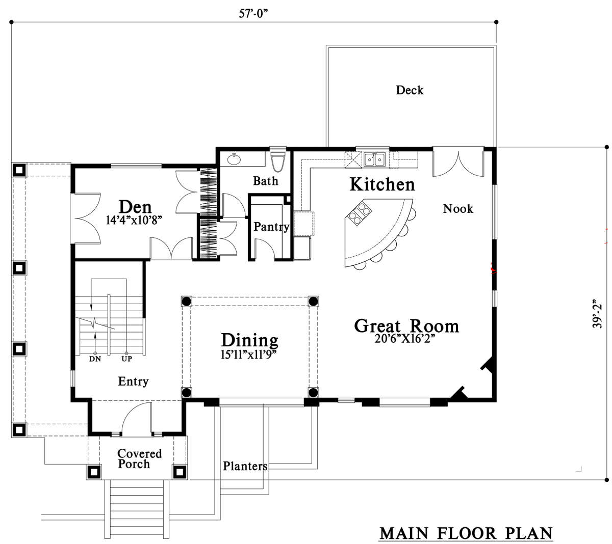 Main Floor for House Plan #4771-00005