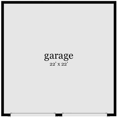 Detached Garage for House Plan #028-00047