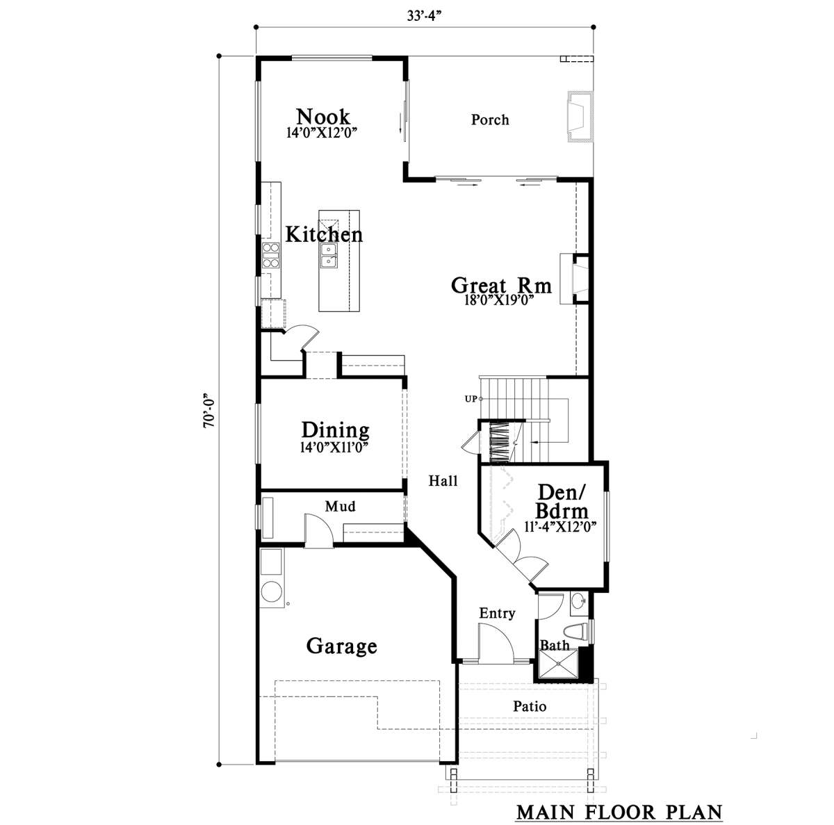 Main Floor for House Plan #4771-00006