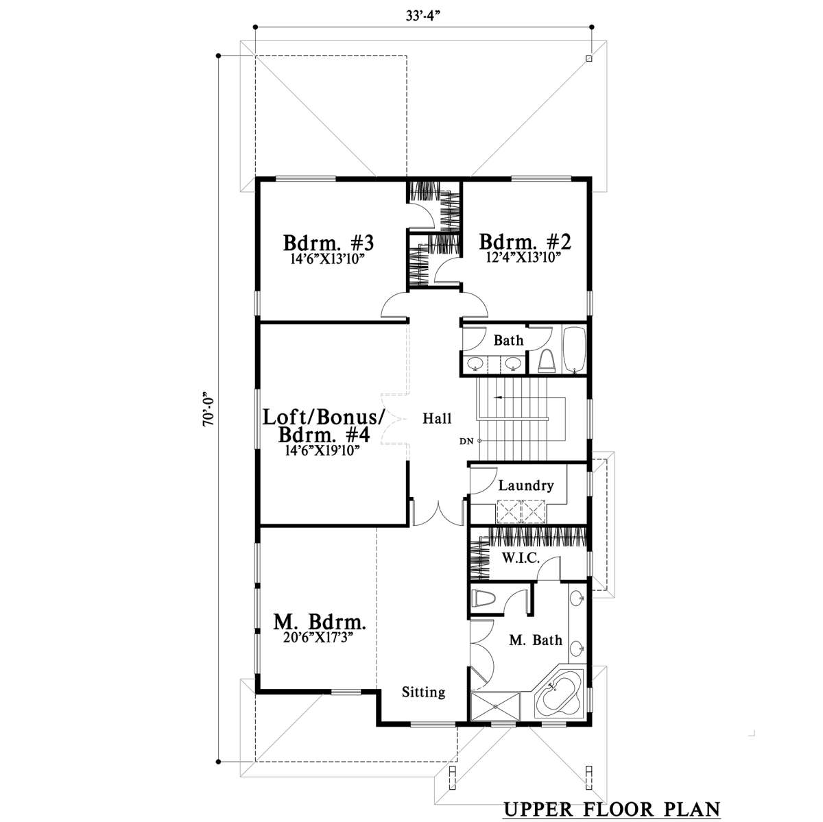 Second Floor for House Plan #4771-00006