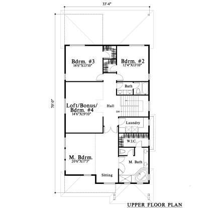 Second Floor for House Plan #4771-00006