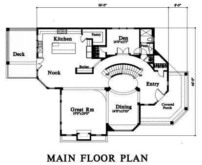 Main Floor for House Plan #4771-00008