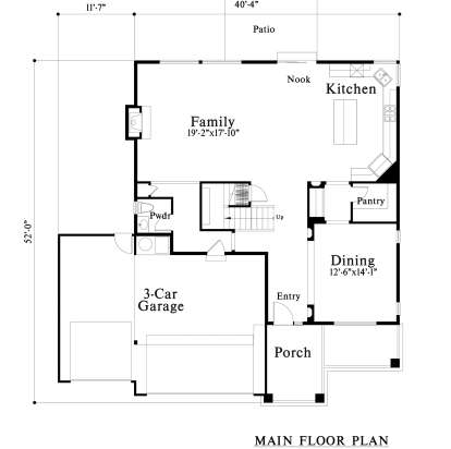 Main Floor for House Plan #4771-00009