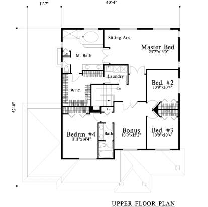 Second Floor for House Plan #4771-00009