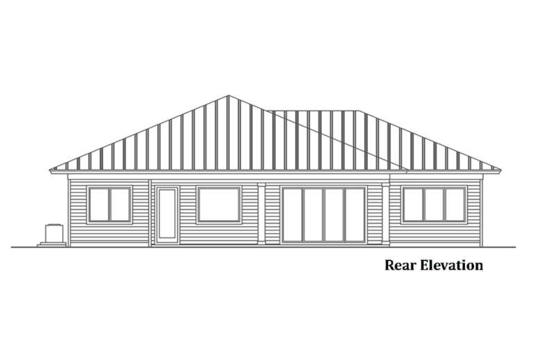 Florida House Plan #207-00070 Elevation Photo