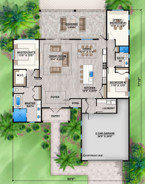Main Floor for House Plan #207-00070