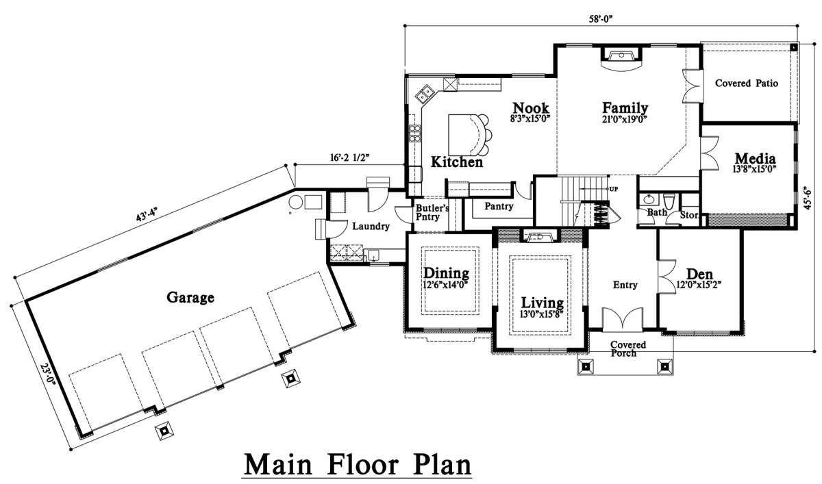 Main Floor  for House Plan #4771-00010