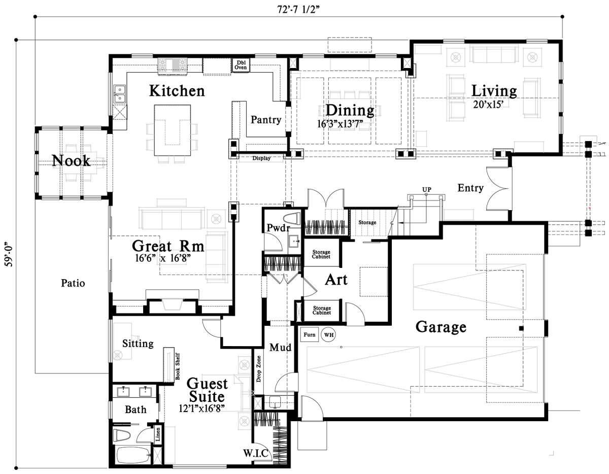 Main Floor for House Plan #4771-00013