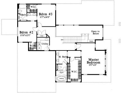 Second Floor for House Plan #4771-00013
