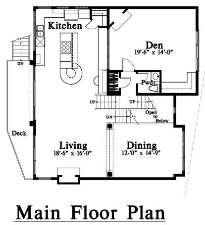 Main Floor for House Plan #4771-00014