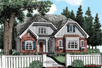 Cottage House Plan #8594-00034 Elevation Photo