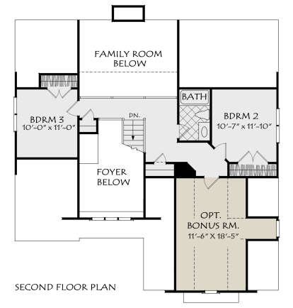 Second Floor for House Plan #8594-00034